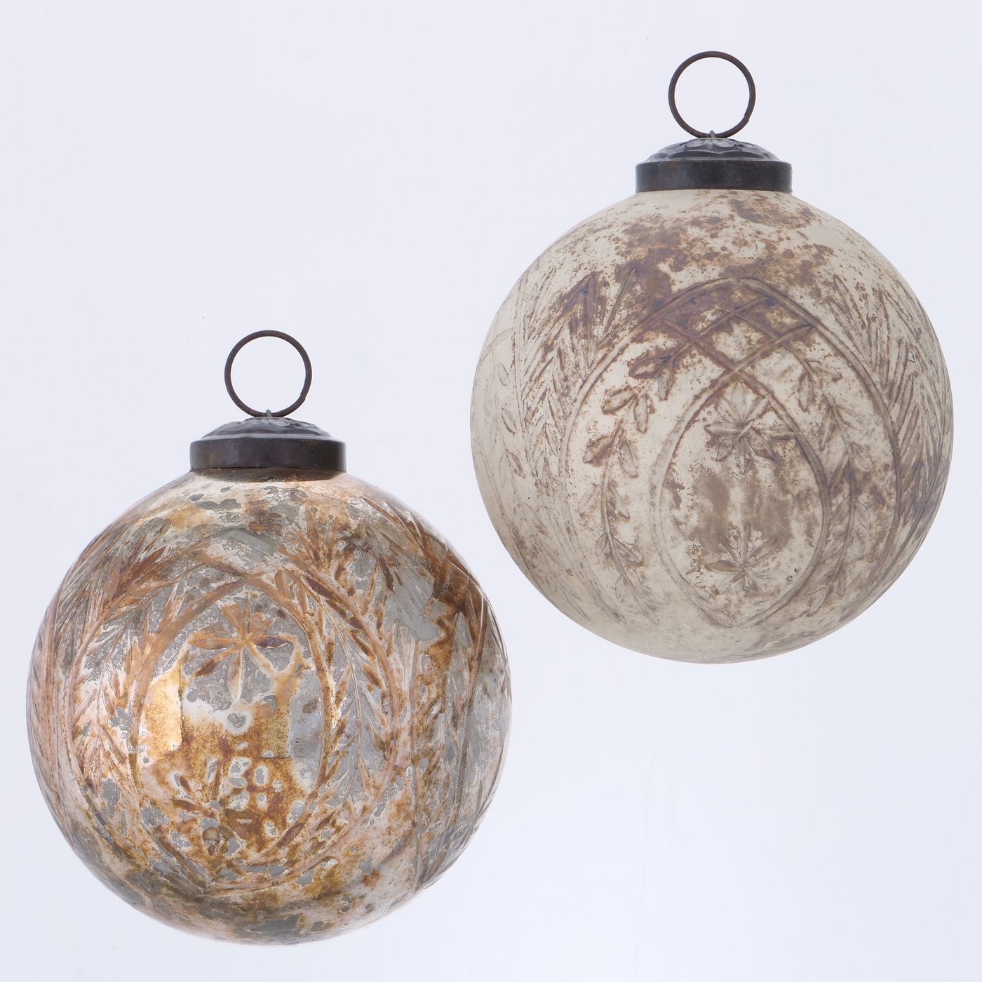 Lacquered Glass Christmas Decoration