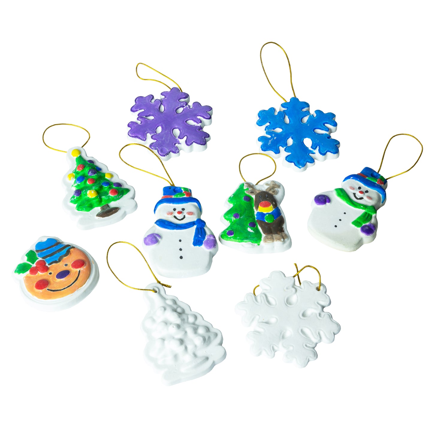 Christmas Make and Decorate Tree Decorations Set