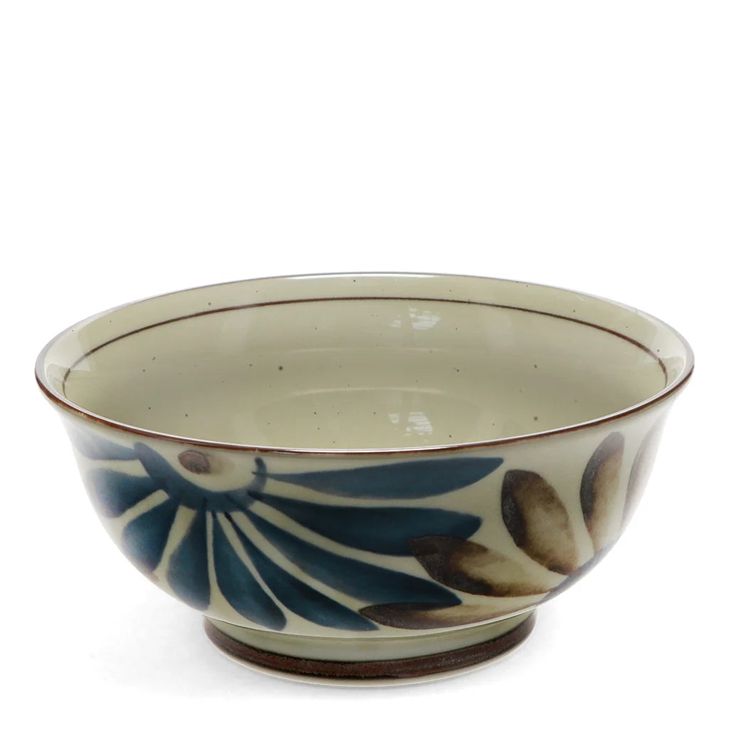 18cm Flower Porcelain Ramen Bowl
