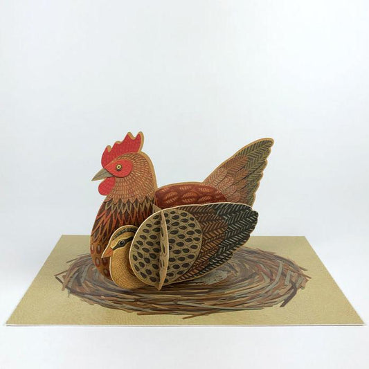 Pop Out Chicken Card
