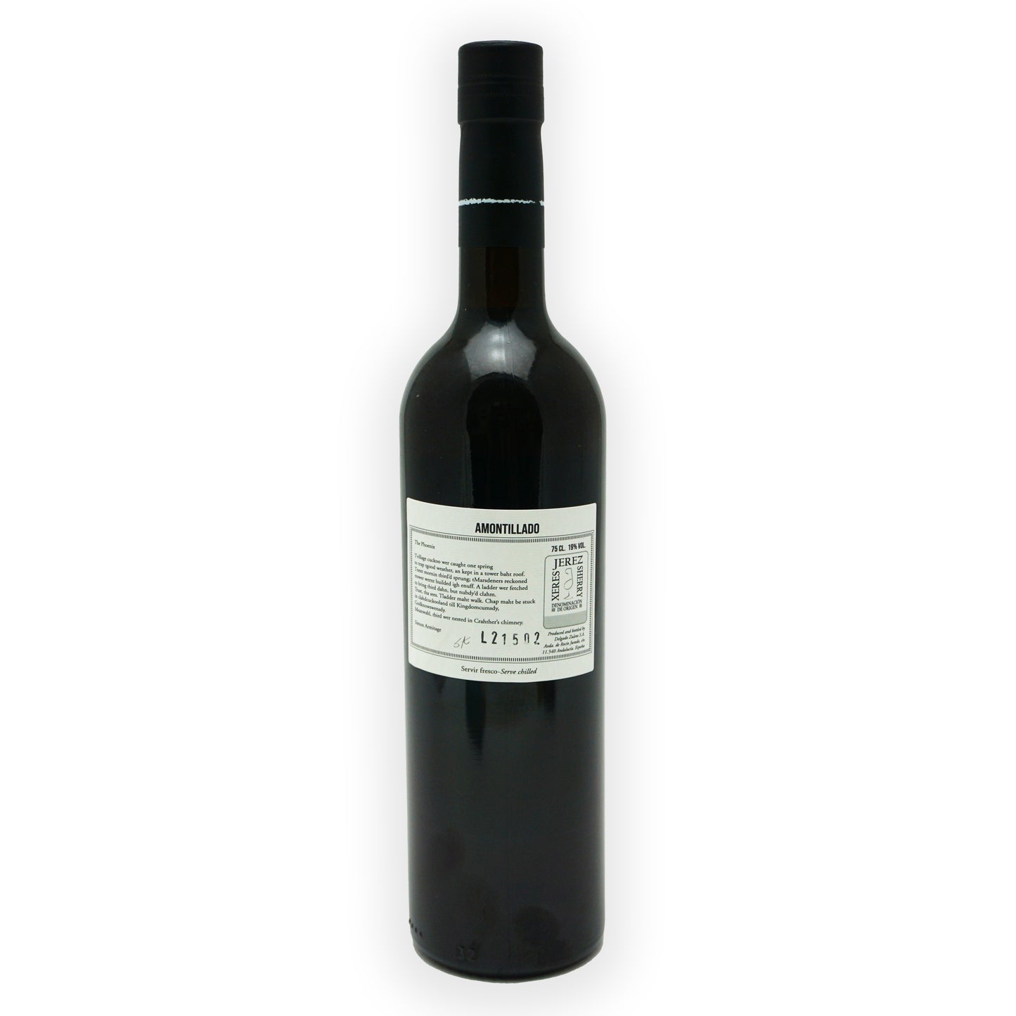 Simon Armitage Poet Laureate Sherry: Amontillado