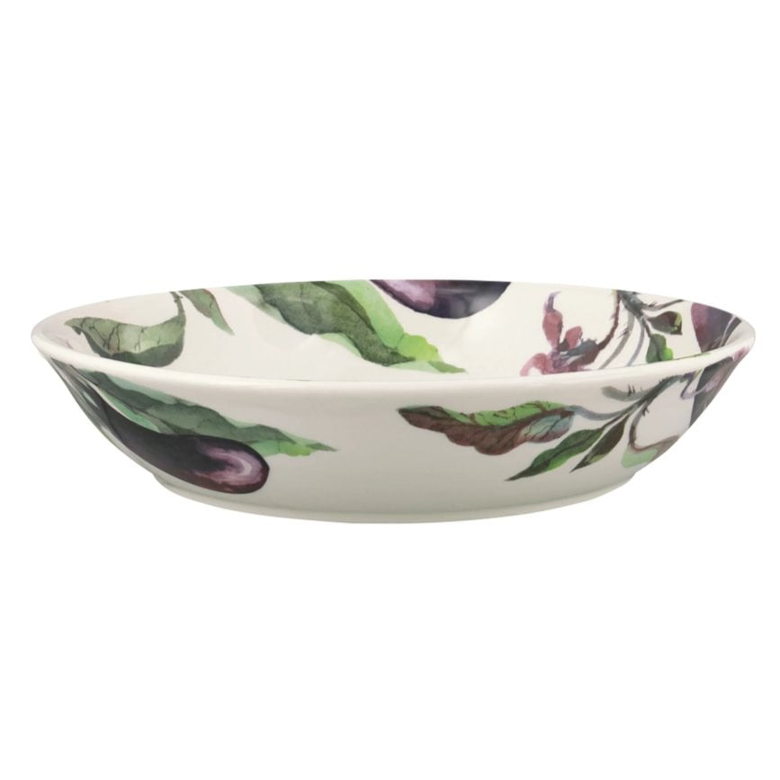 Emma Bridgewater: Vegetable Garden Aubergine & Flowers Pasta Bowl