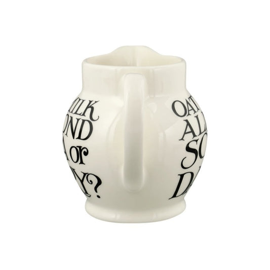 Emma Bridgewater: Black Toast Half Pint Jug