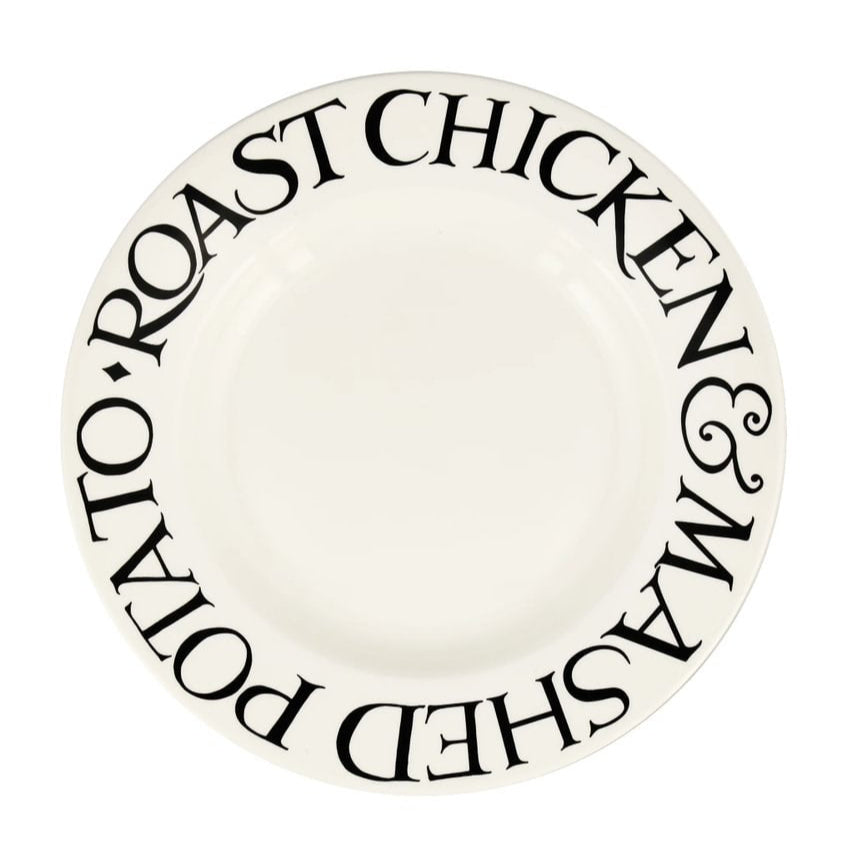 Emma Bridgewater: Black Toast 10 1/2" Plate
