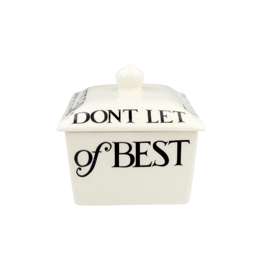 Emma Bridgewater: Black Toast Butter Dish