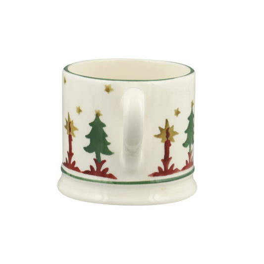 Mug with Christmas tree design on a white background