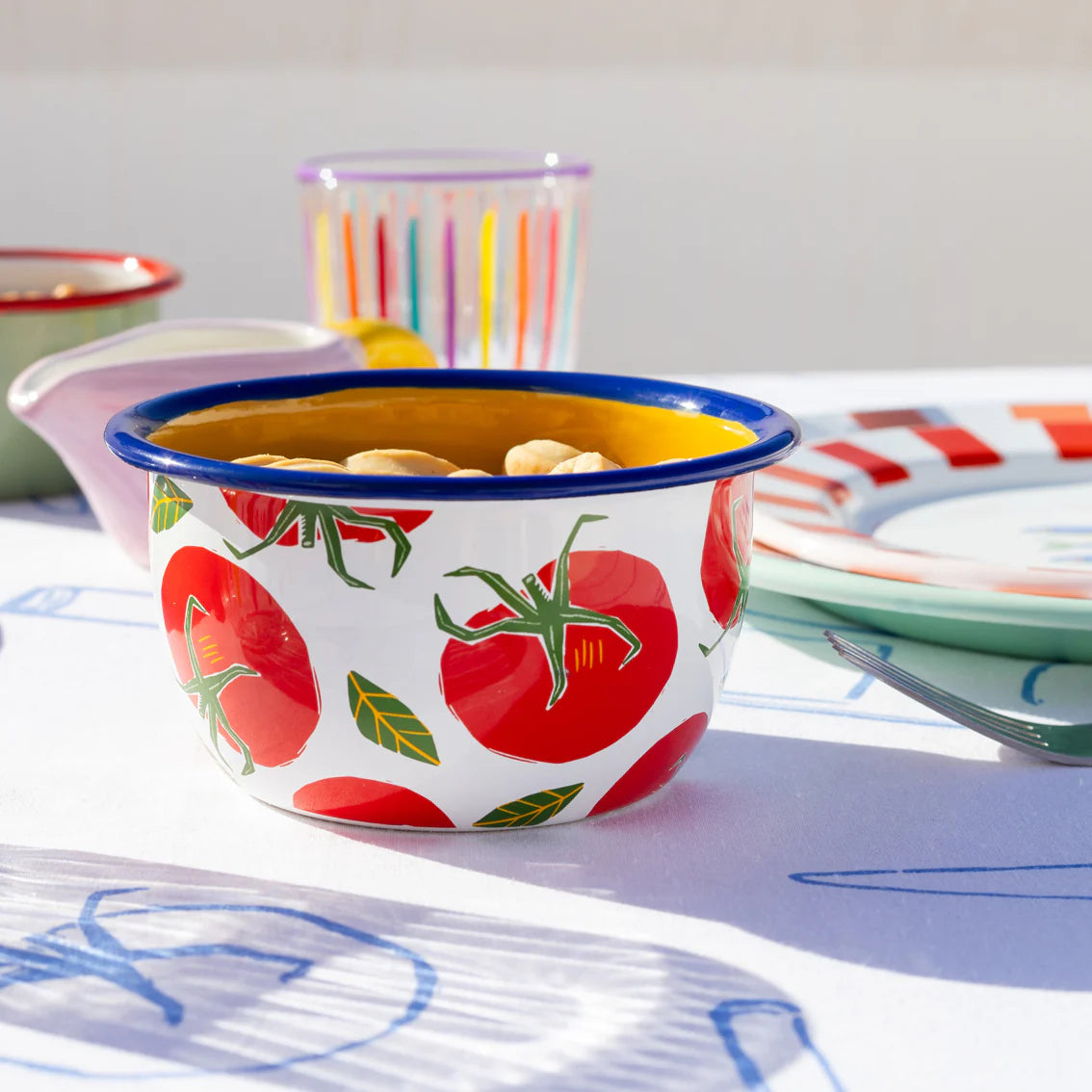 Enamel Tomato Bowl