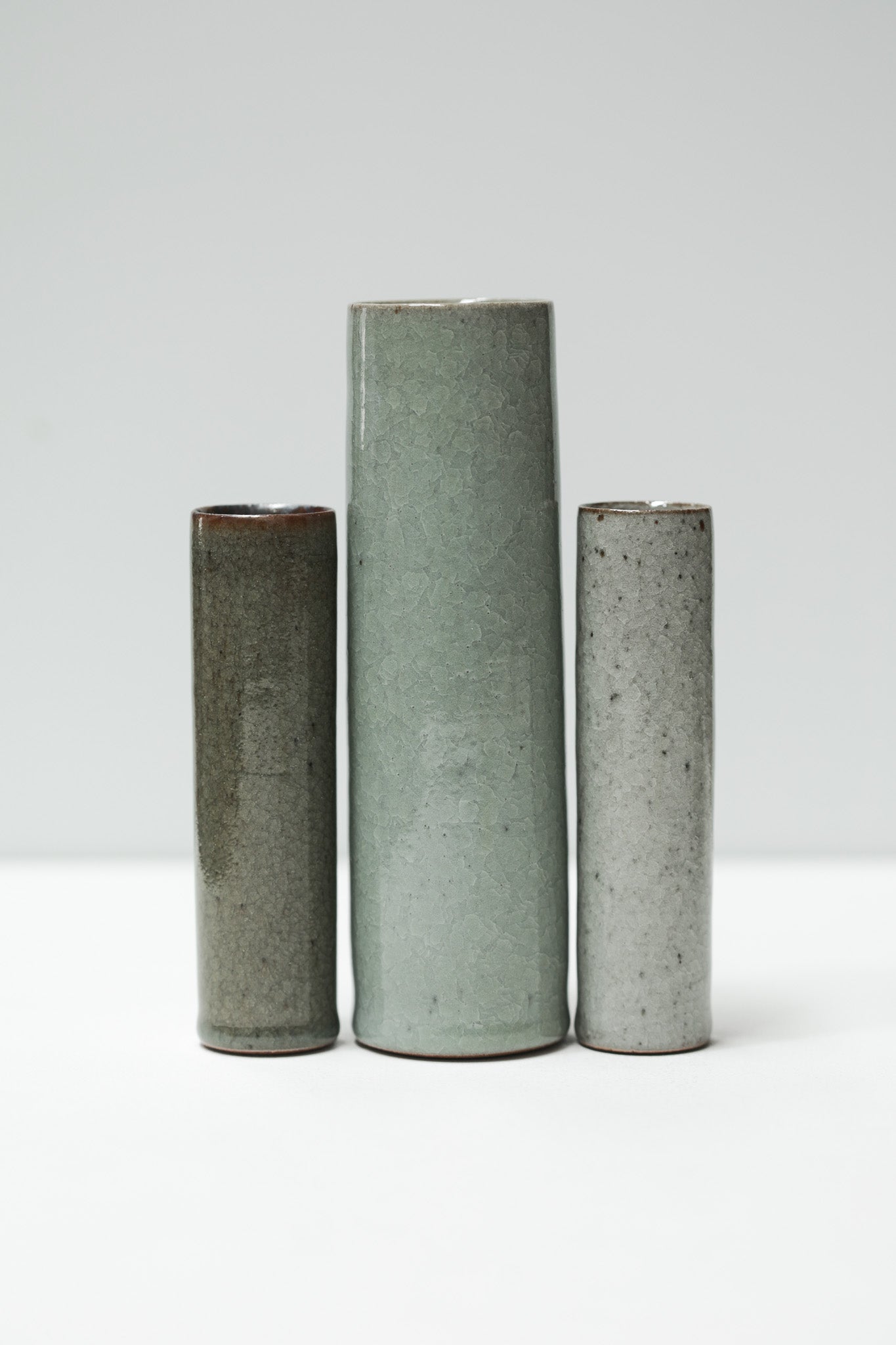 Florian Gadsby: Trio of Cylindrical Vases