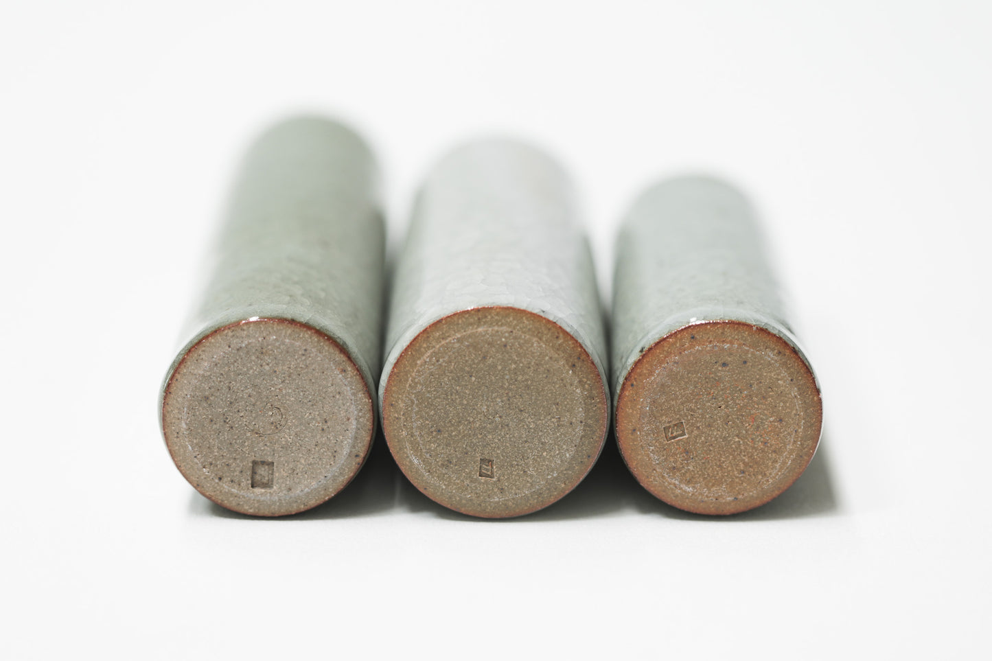 Florian Gadsby: Trio of Small Cylindrical Vases