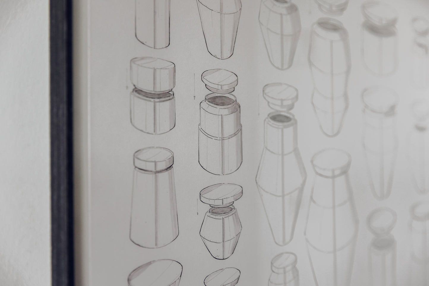 Florian Gadsby: Urns, Lids and Lines Original Drawing