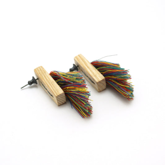 Jane Sedgwick: Small Feather Brush Earrings