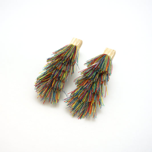 Jane Sedgwick: Large Feather Brush Earrings