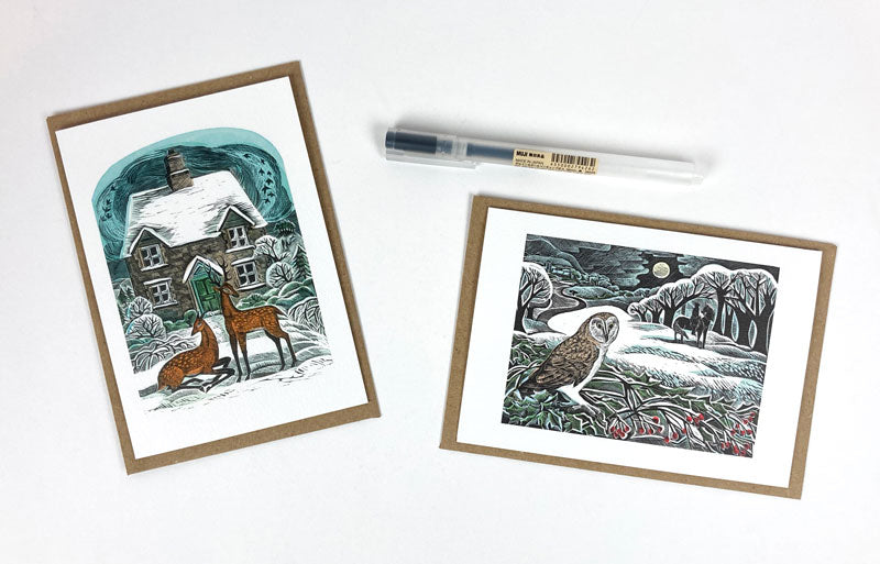 Art Angels Christmas Notecards