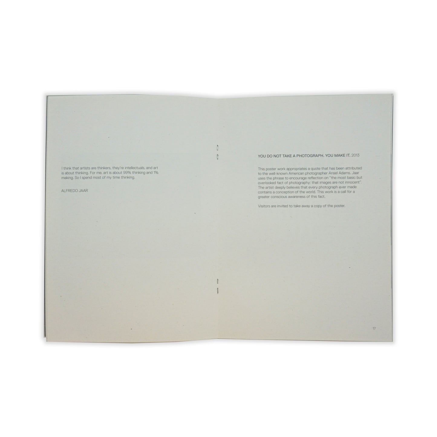 Alfredo Jaar: Exhibition Guide
