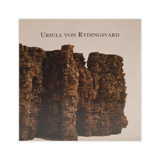 Cover of the catalogue for Ursula Von Rydingsvard featuring a photograph of a sculpture.
