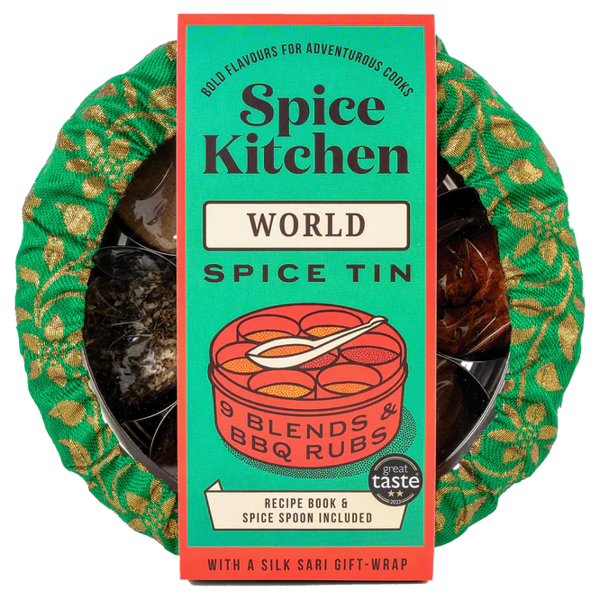 Spice Kitchen World Spice Tin