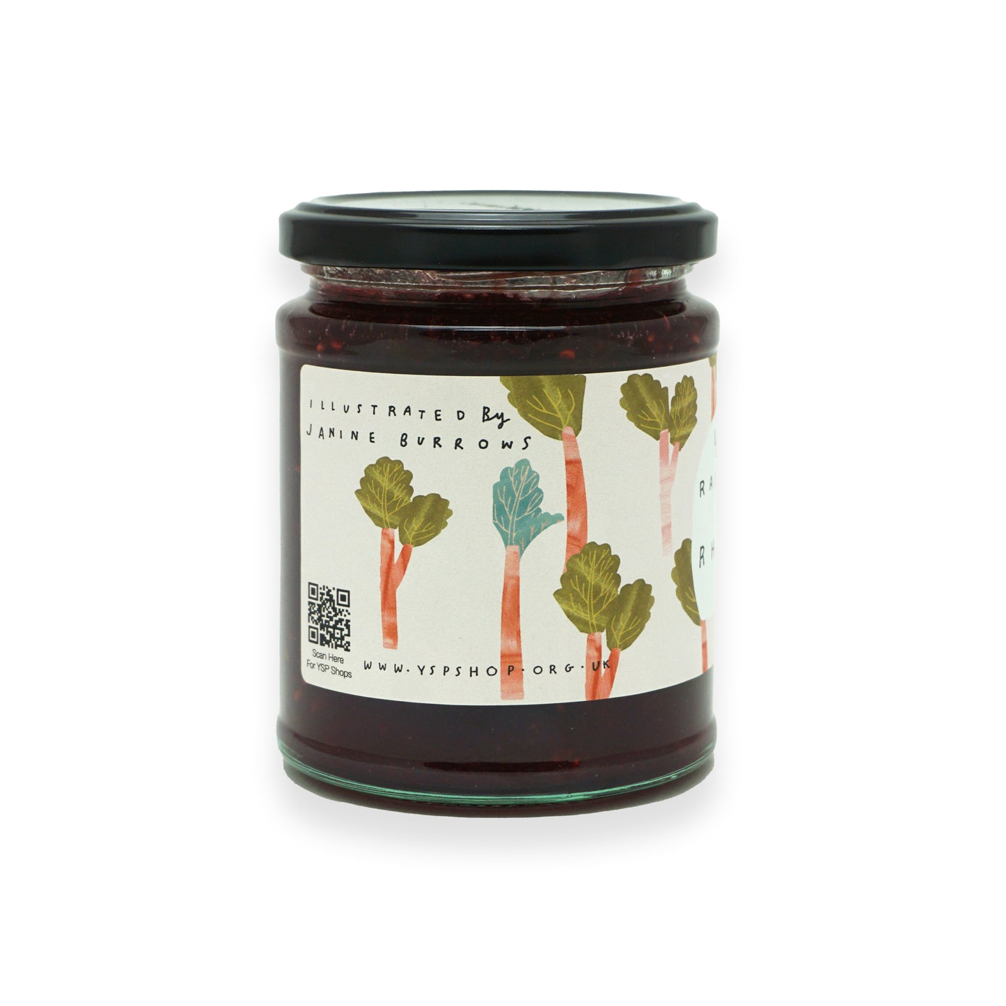 Yorkshire Sculpture Park Yorkshire Raspberry and Rhubarb Jam