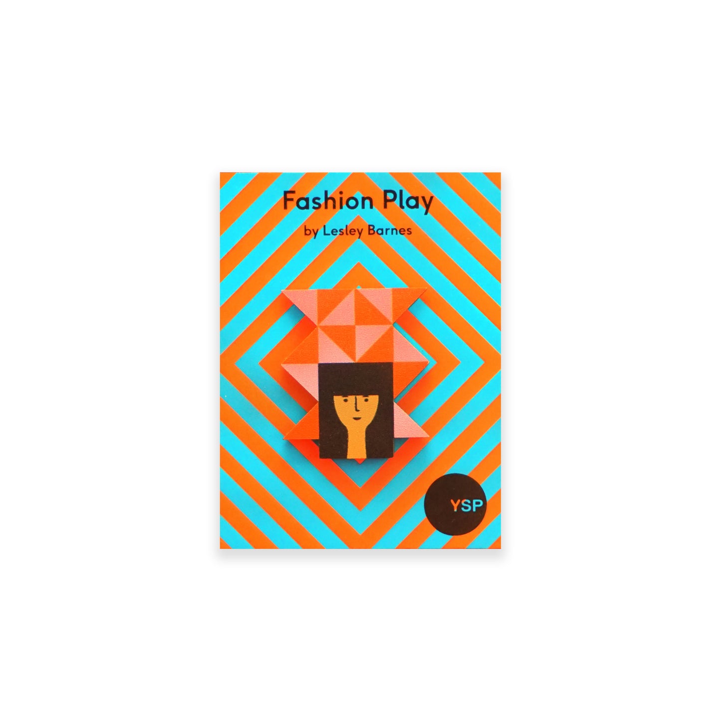 Lesley Barnes: Small Wooden Pin Badge
