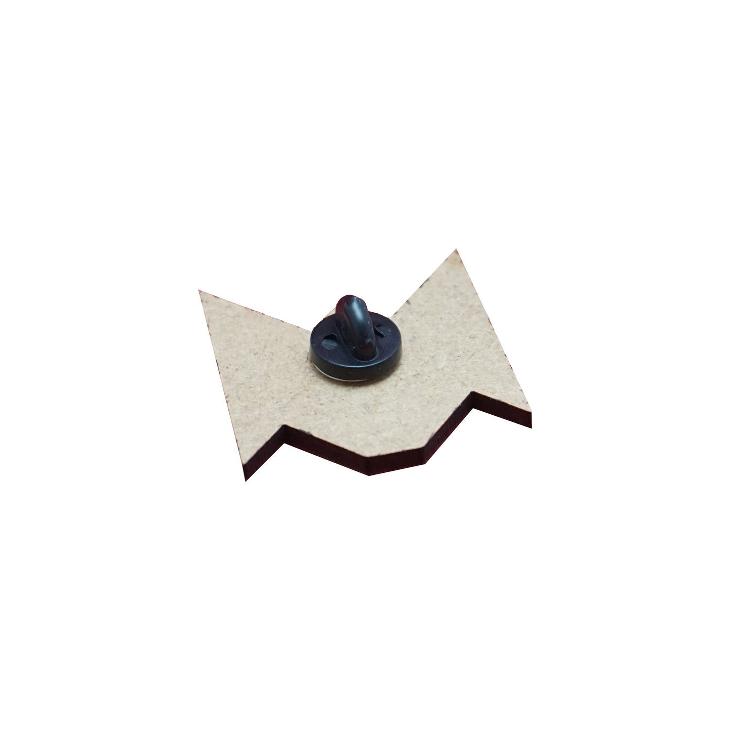 Lesley Barnes: Small Wooden Pin Badge