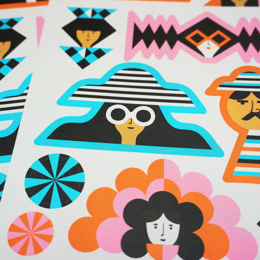 Lesley Barnes: A5 Sticker Set