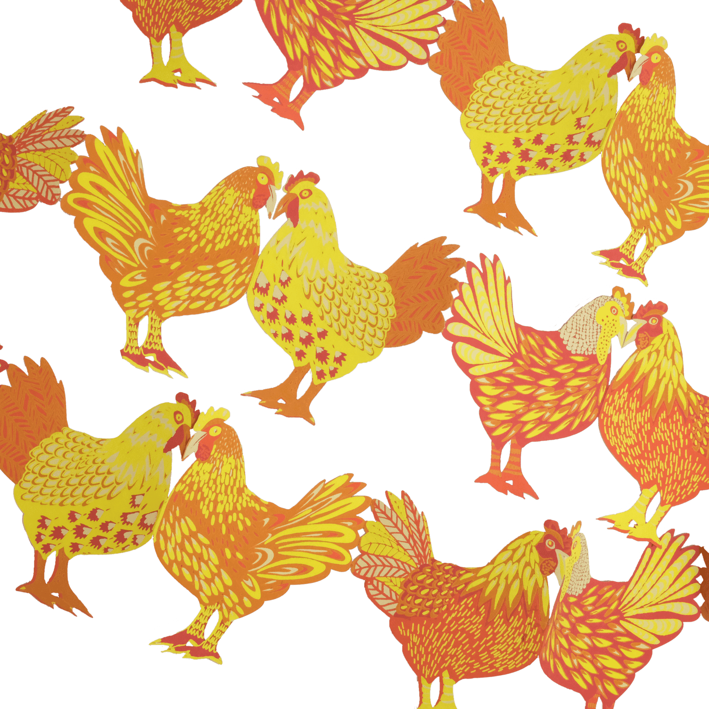 Chickens Concertina Garland