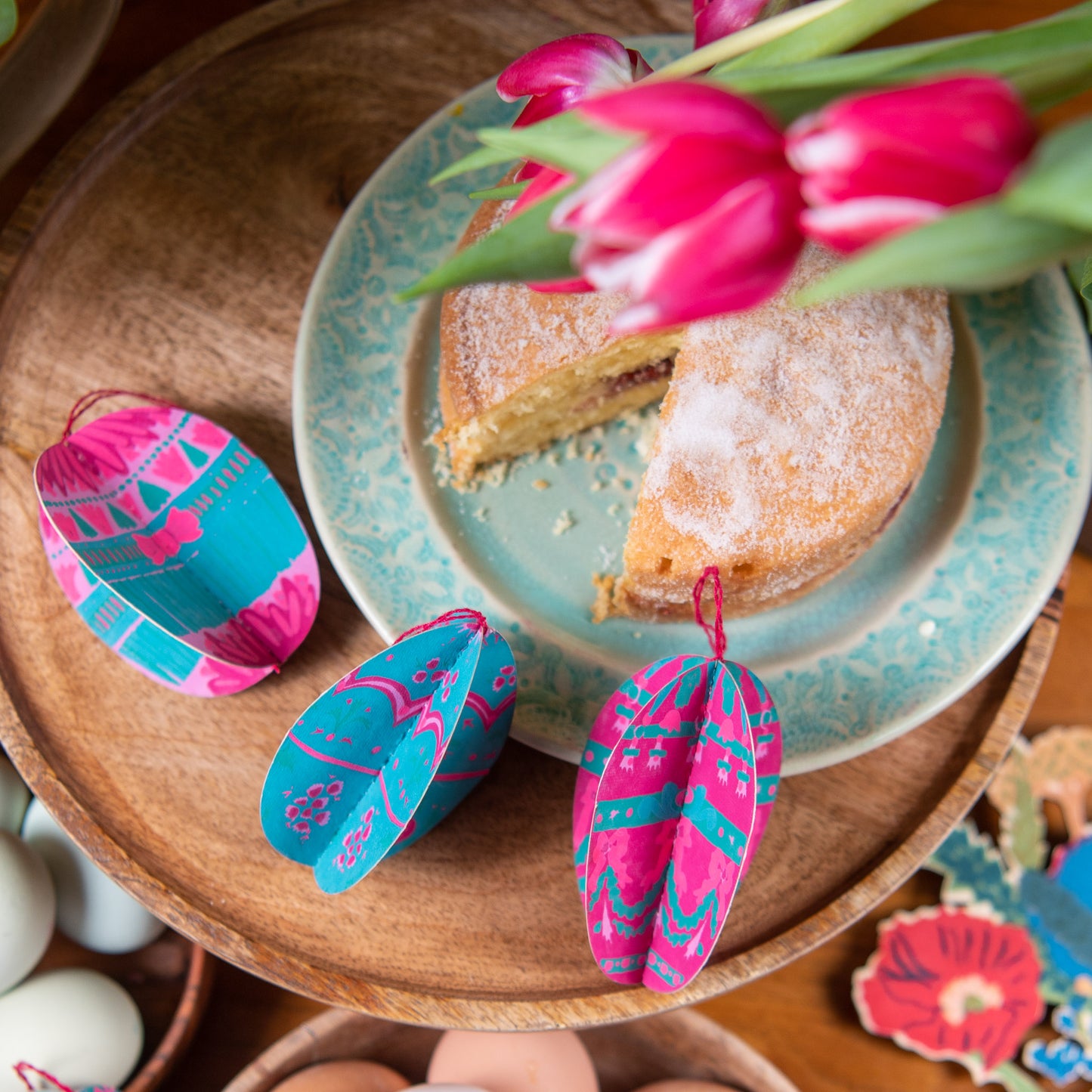 Easter Egg Paper Ornaments