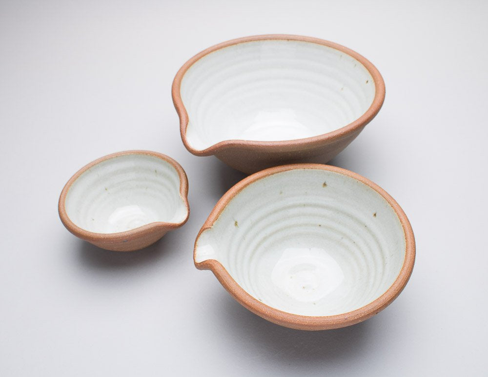 Leach Pottery Set of Three Mixing Bowls