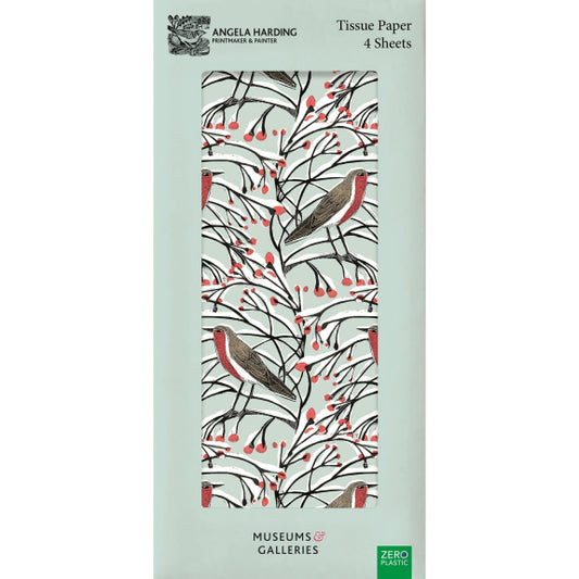 Angela Harding Robin and Berries Tissue Paper