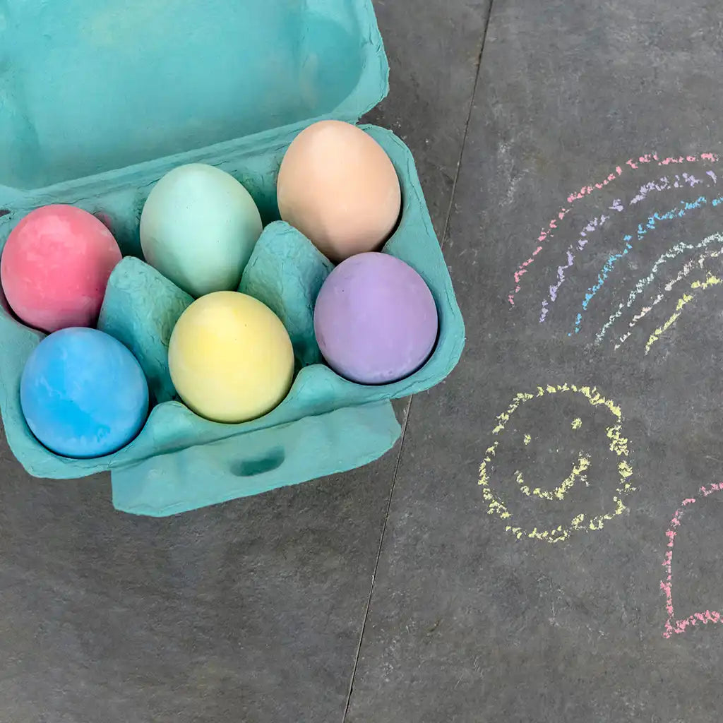 Coloured Egg Chalk Set