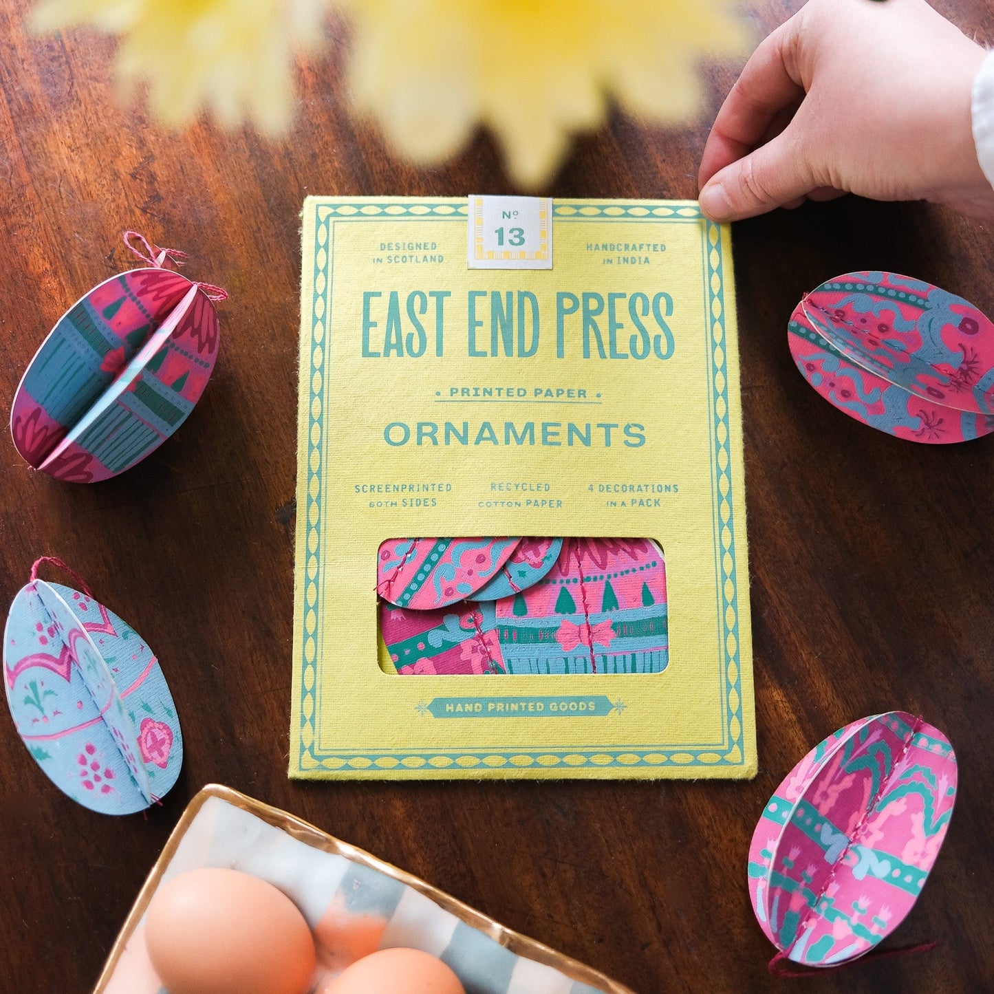 Easter Egg Paper Ornaments