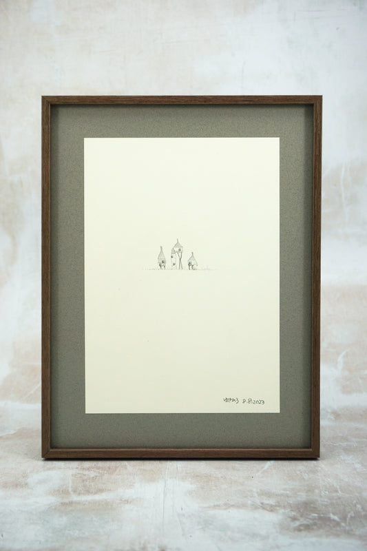 Yukihiro Akama: Three Houses Meeting Drawing