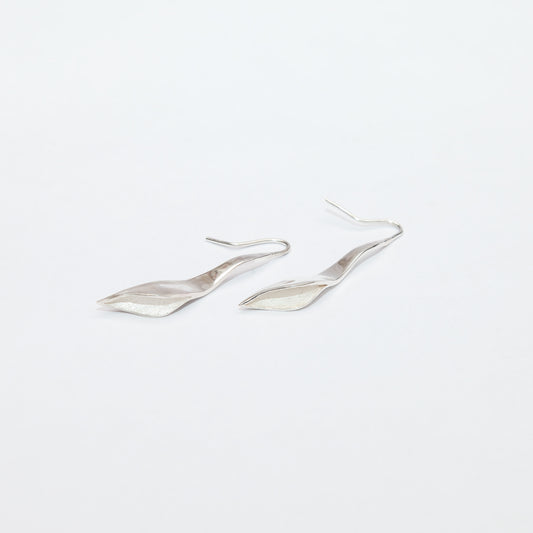 Daisy Lee Jewels: Large Silver Floret Hook Earrings