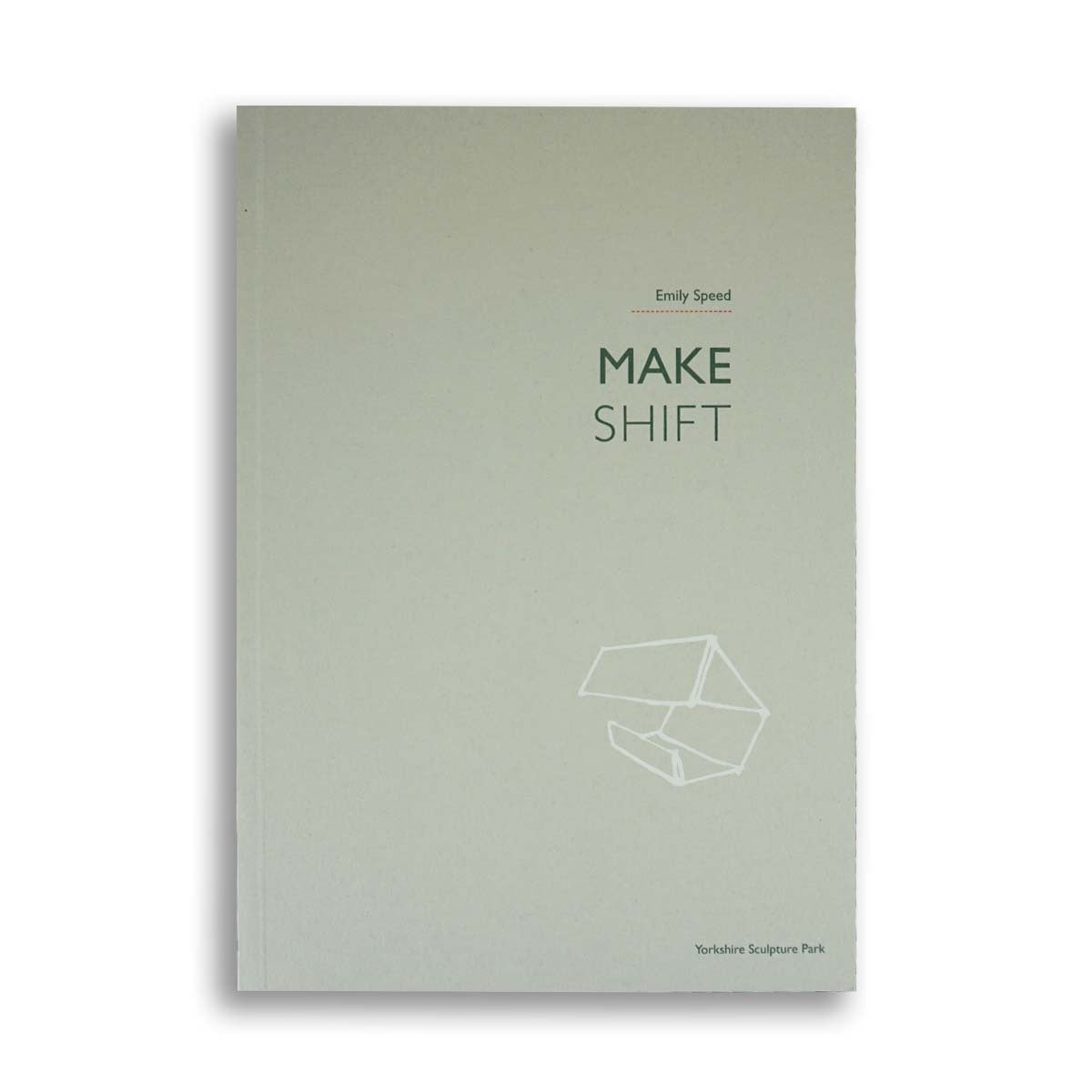 Book titled 'MAKE SHIFT' by Emily Speed on a light grey background