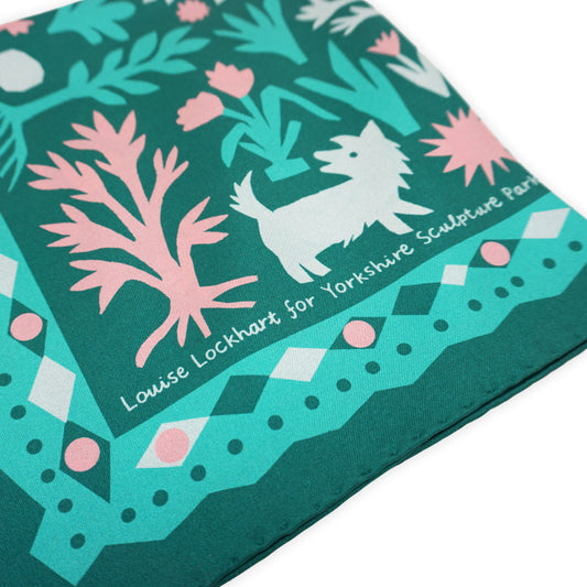 Louise Lockhart: Garden Silk Scarf