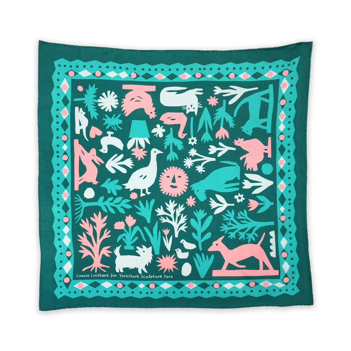 Louise Lockhart: Garden Silk Scarf