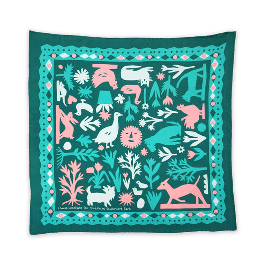 Louise Lockhart: Garden Silk Scarf