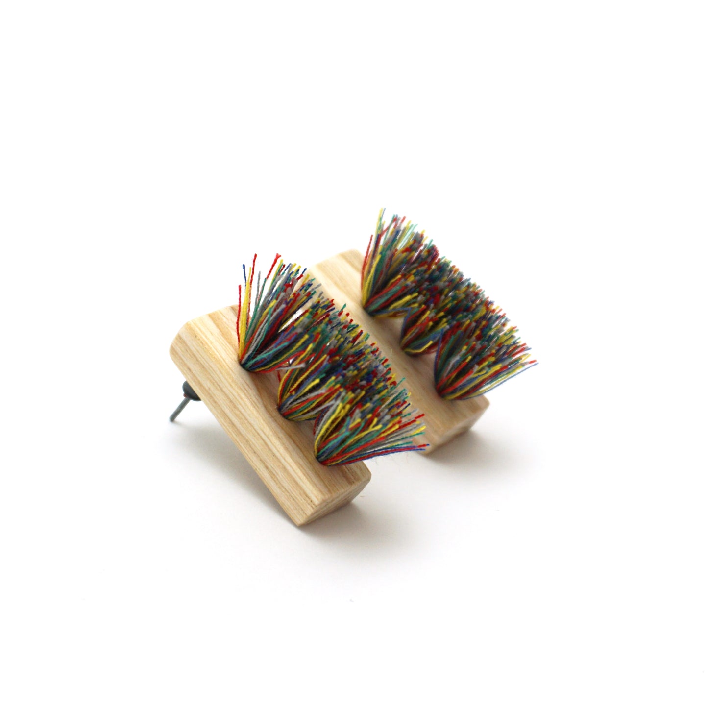 Jane Sedgwick: Small Bristly Brush Earrings