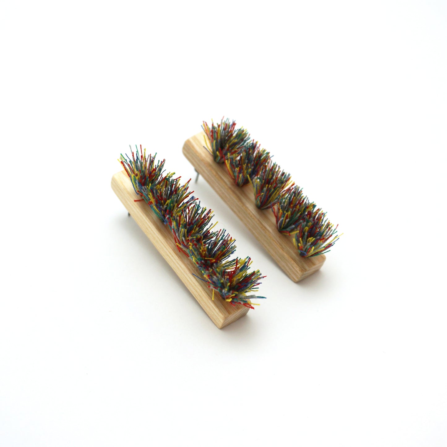 Jane Sedgwick: Large Bristly Brush Earrings