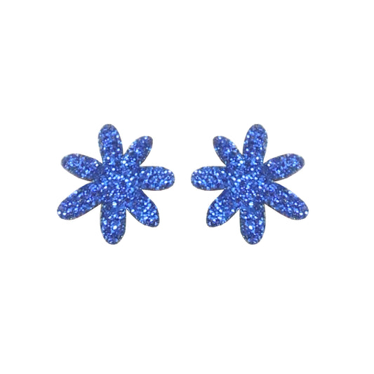 Kam Creates: Glitter Mini Flower Studs