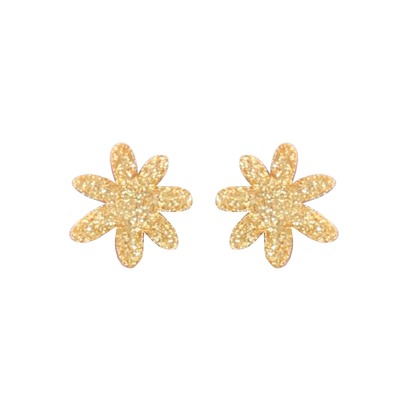 Kam Creates: Glitter Mini Flower Studs