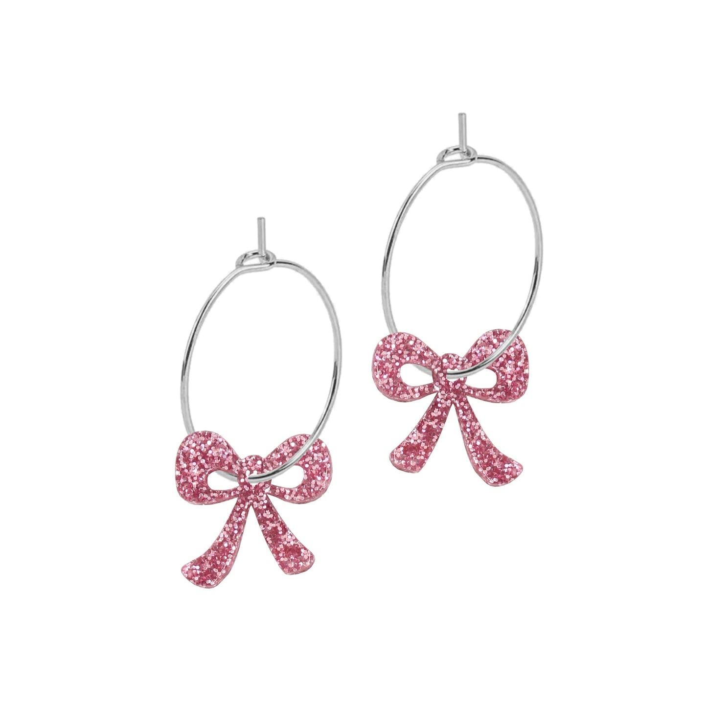 Kam Creates: Mini Bow Charm Hoops