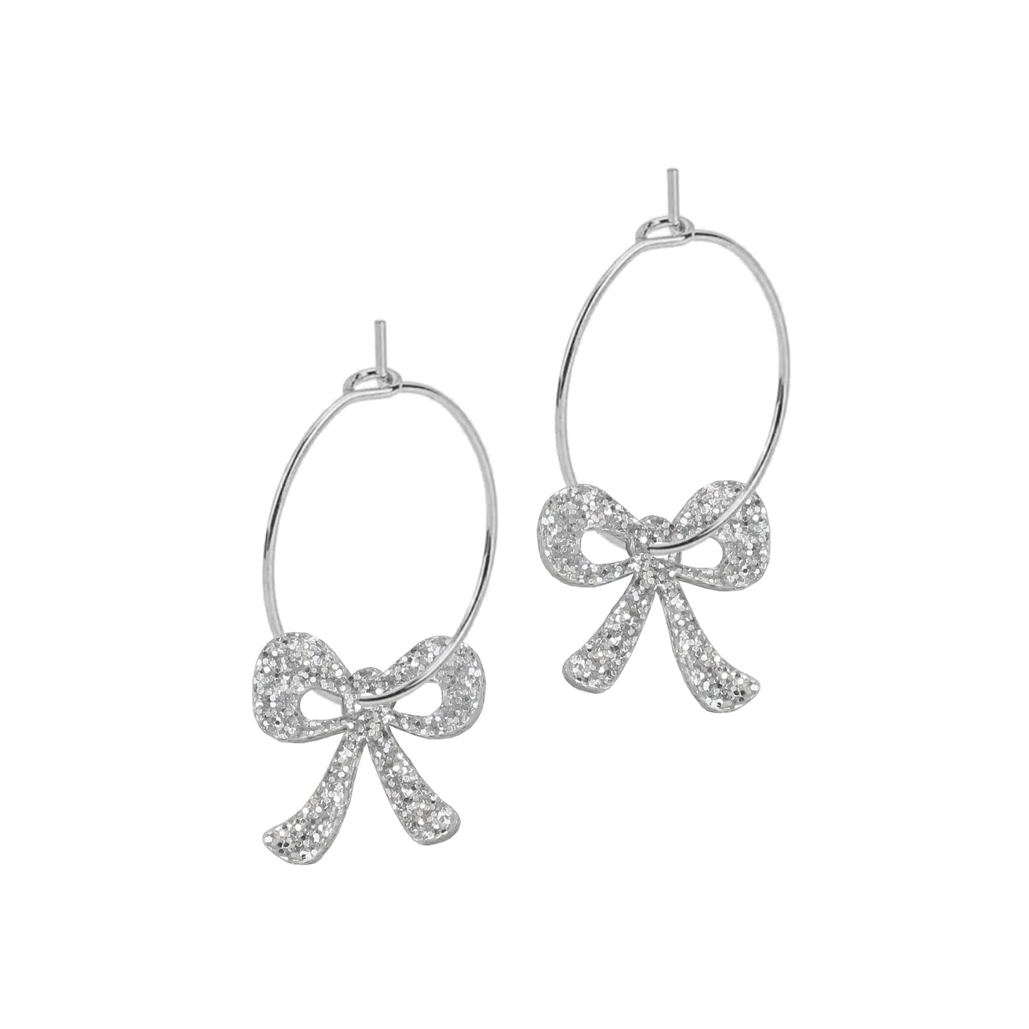 Kam Creates: Mini Bow Charm Hoops