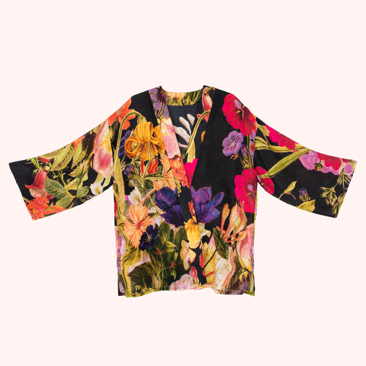 Floral patterned top on a white background