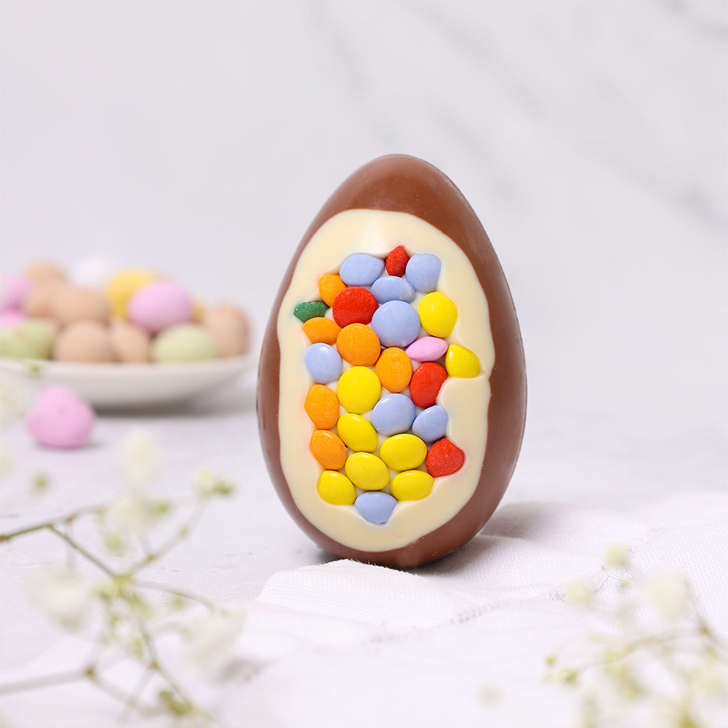 Milk Chocolate Mini Easter Egg with Candy Beans