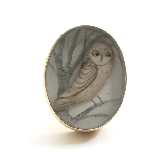 Rachel Larkins: Owl Ring