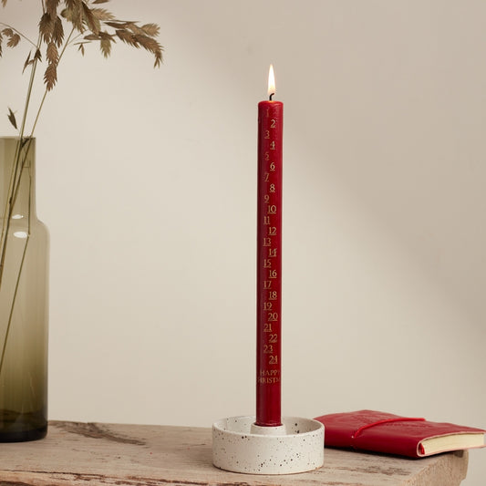 St Eval Christmas Advent Candle
