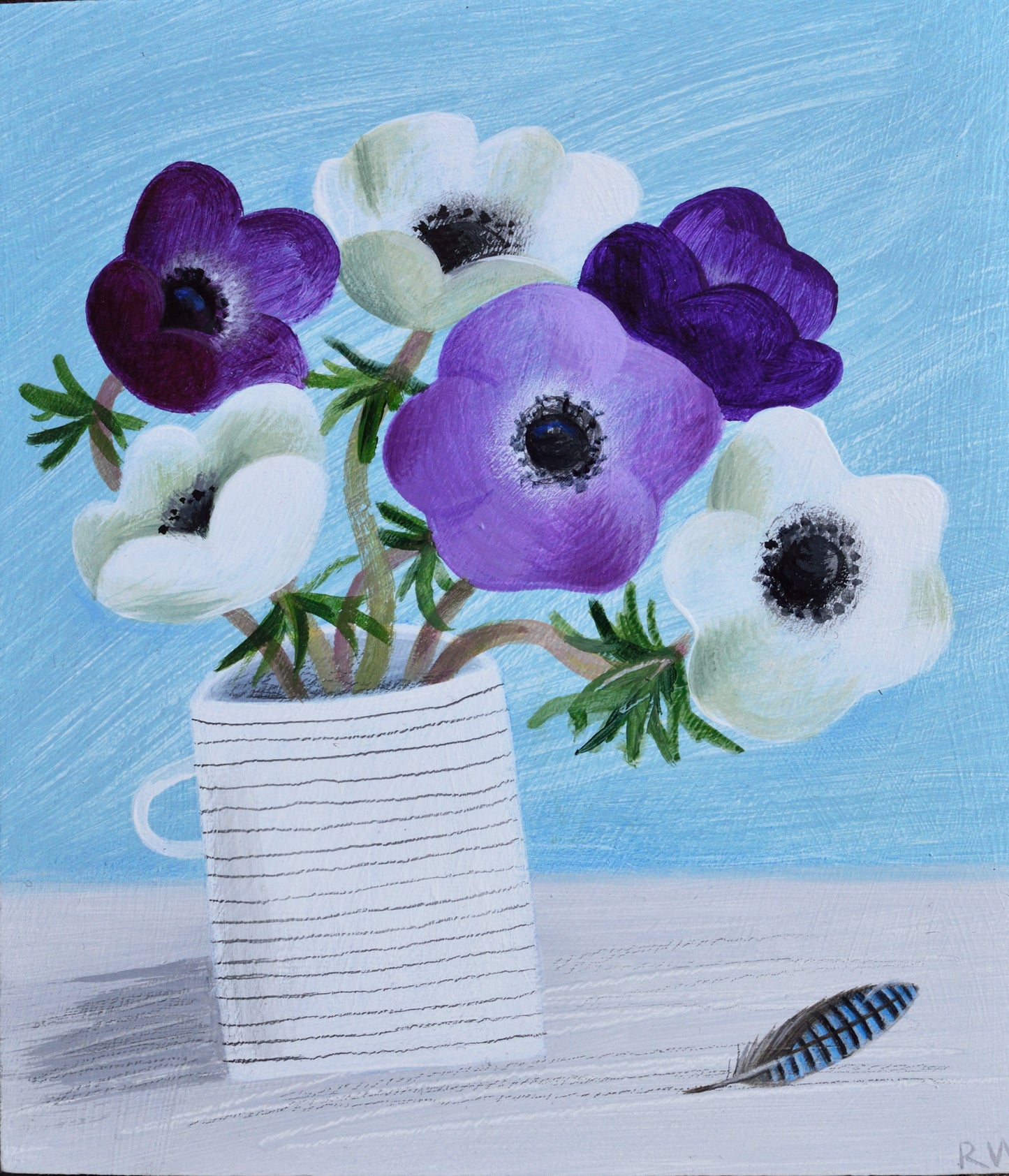 Russell Wilson: Anemones, Susan's Cup