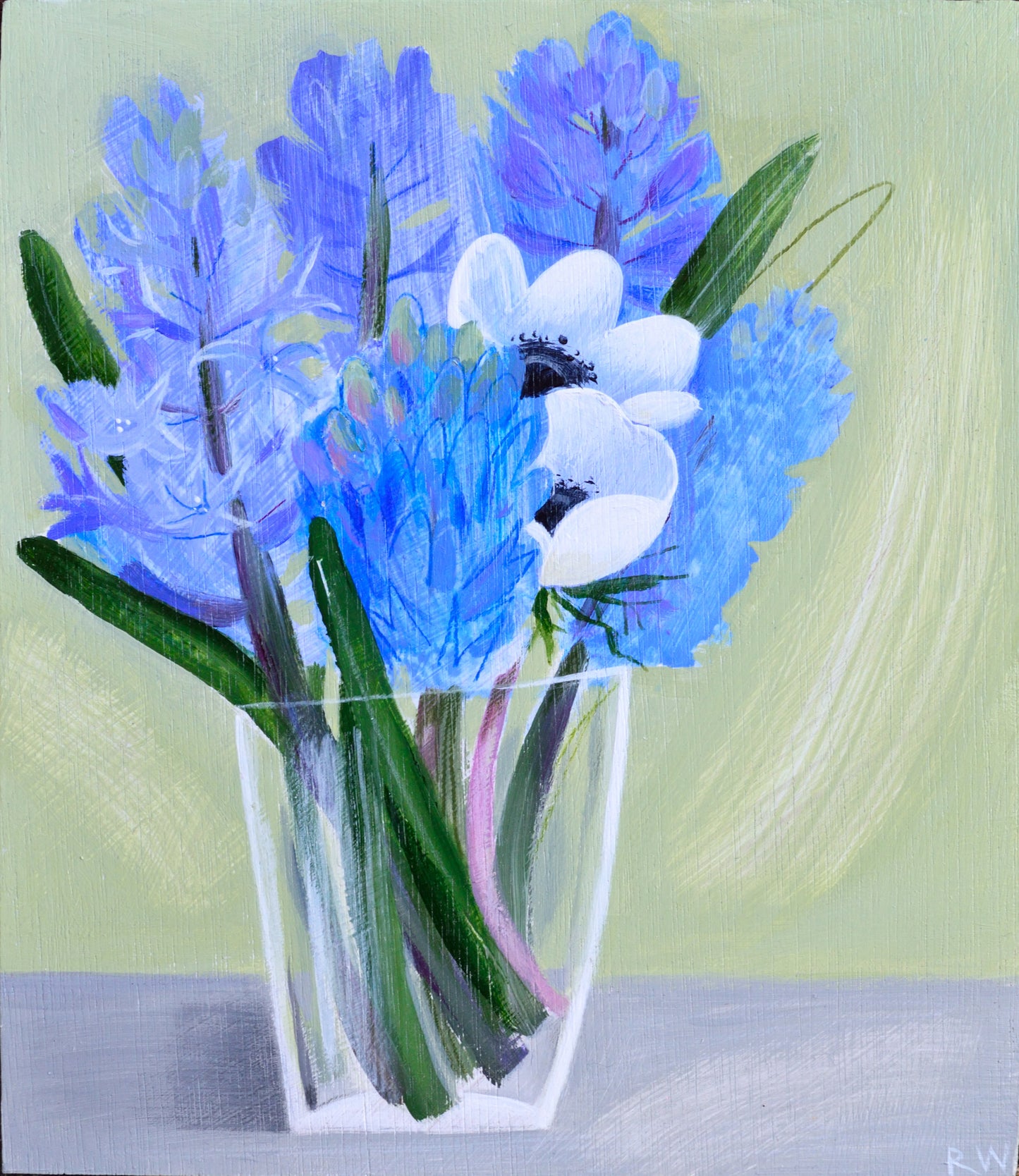 Russell Wilson: Hyacinths and White Anemones
