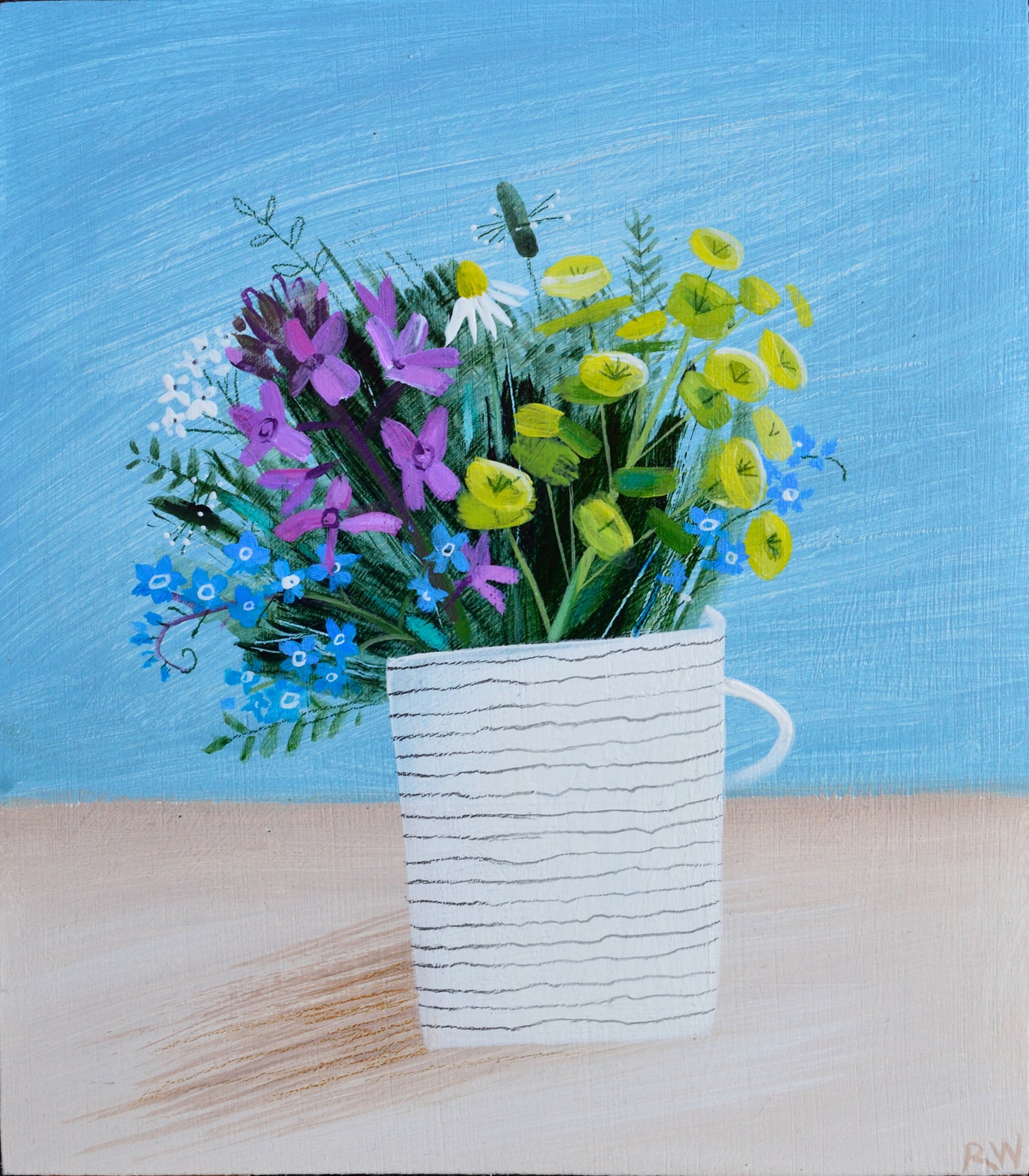 Russell Wilson: Spring Garden Flowers, Susan's Cup