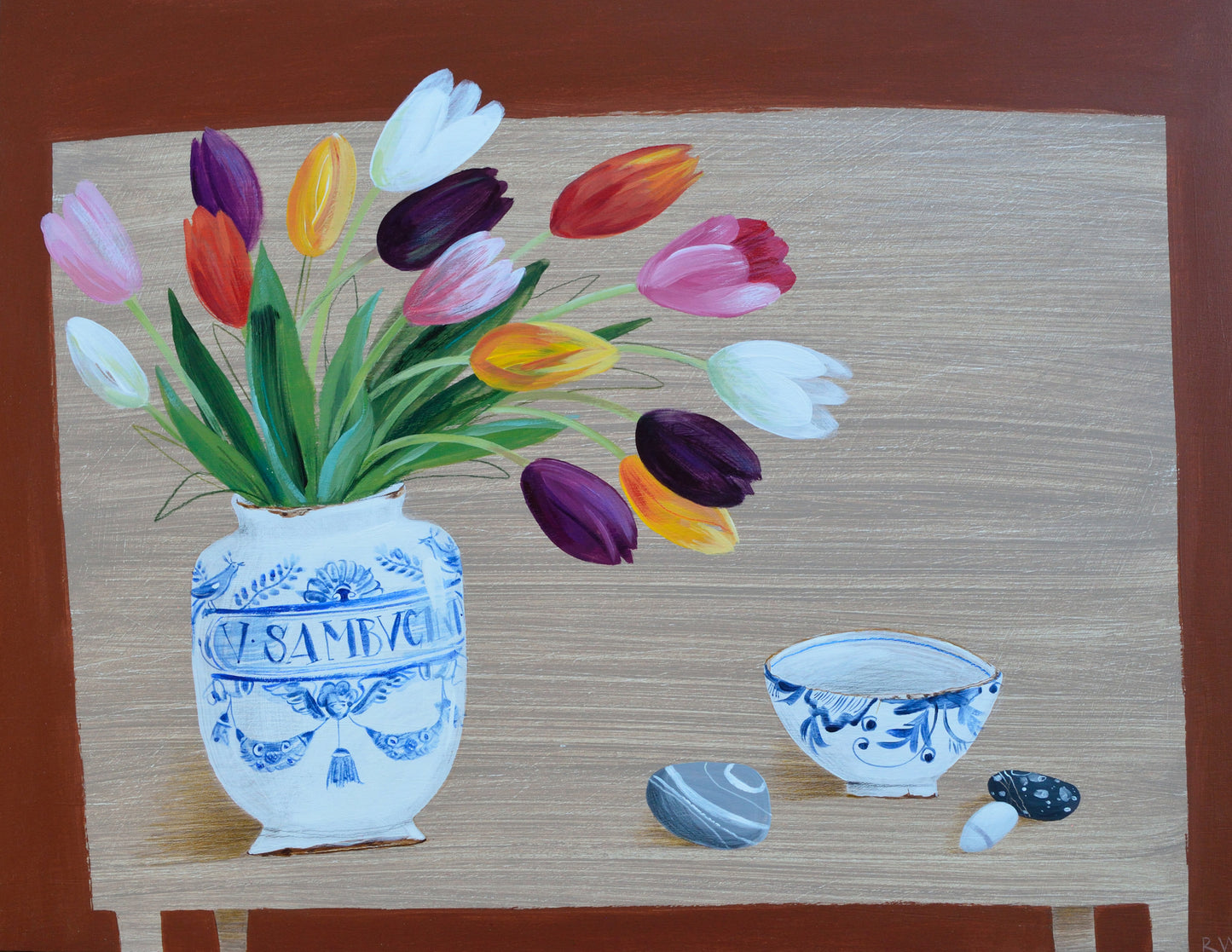 Russell Wilson: Tulips And Delft Pottery